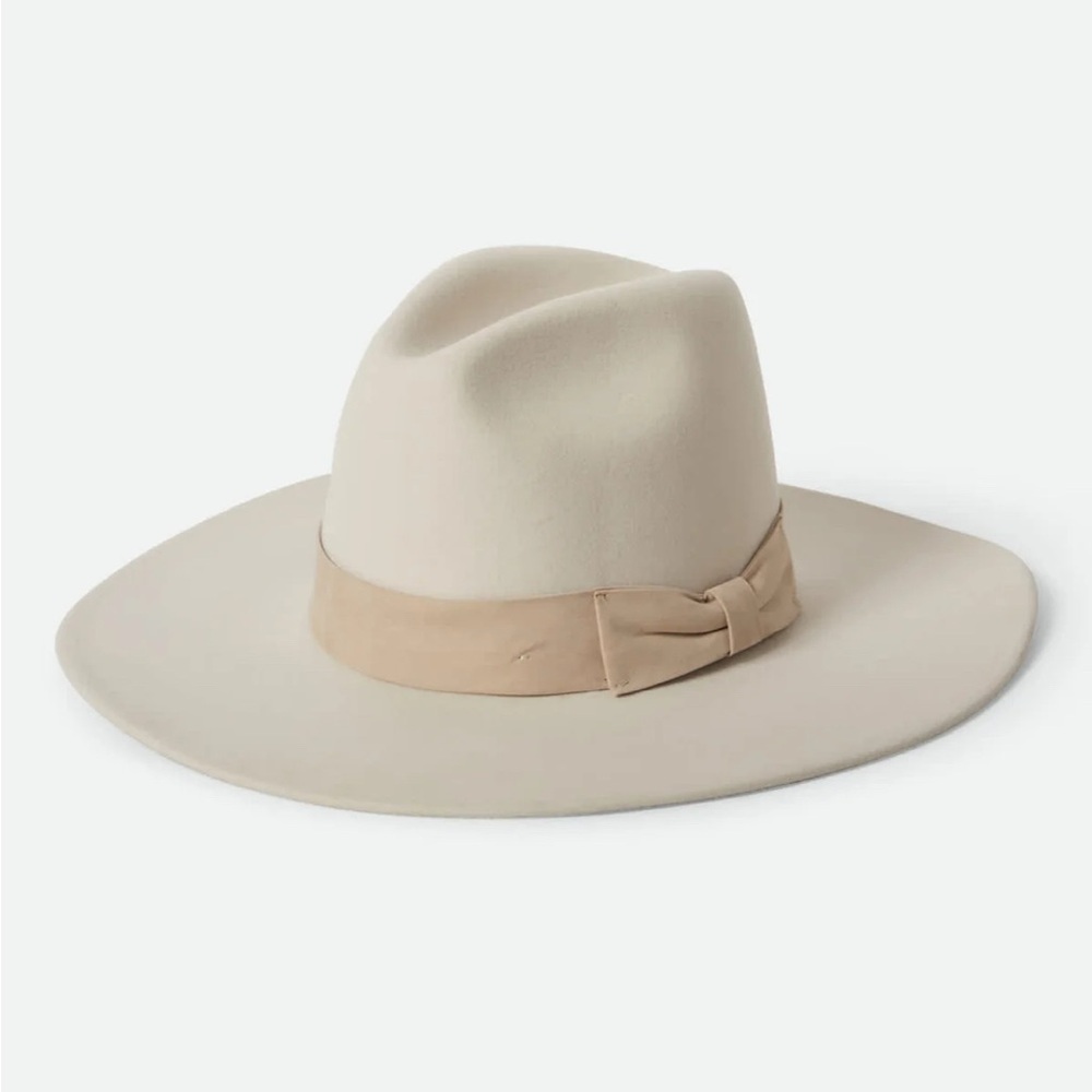 Brixton Layton Comfort Fedora in Tan, Size Small